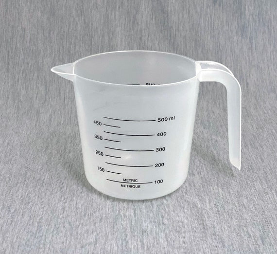 Plastic Measuring Cup Choice of 1 1/2-cup, 2-cup, 4-cup or Set of