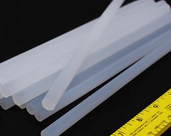 Transparent Hot Melt Glue Sticks, Extra Strength, Bulk Pack
