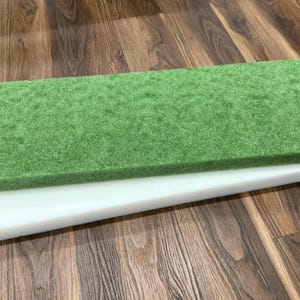 Styrofoam sheet floral craft supply Green/White