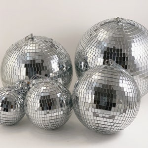 1PC Disco Mirror Light Ball 4, 5, 6, 8, 10, 12, 16, 20 & 2-3/8