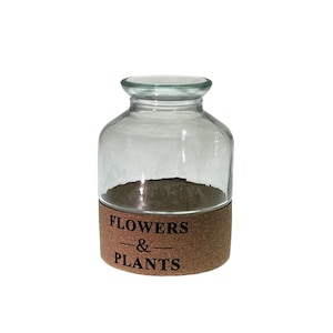 CalCastle Craft 6&quot; Tall Jug Glass Vase for Flowers or Liquids(1 pc)
