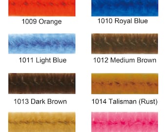 Calcastle Craft 100PCS Craft Chenille Stems Pipe Cleaners 6mm x 12&quot; 25 colors Bends Over 100x Without Problem