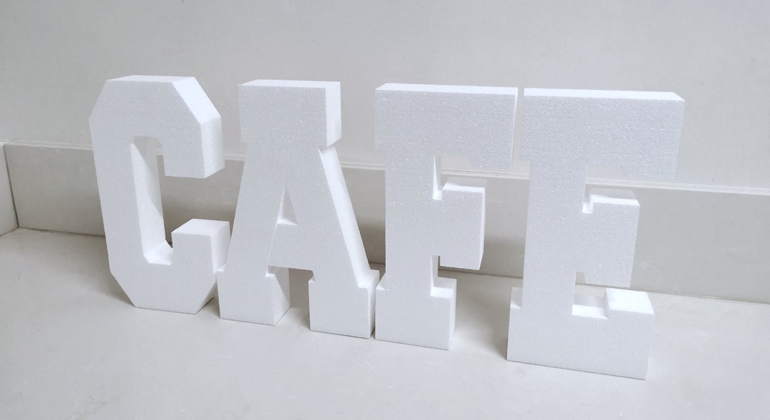 6 12 23 Free Standing Jumbo Foam Letters and Numbers for Signs