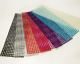 504pcs 6mm Self Adhesive Rhinestone Pearl Stickers, Stick on Sticker Sheet,  Rhinestone Stickers, Decoration Rhinestone Stickers