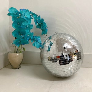 16&quot; Extra large Disco Ball with Hanging Ring for Easy Set Up Huge Mirror Ball