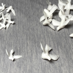 144 Count Mini Doves for Scrapbooking and Wedding Décor