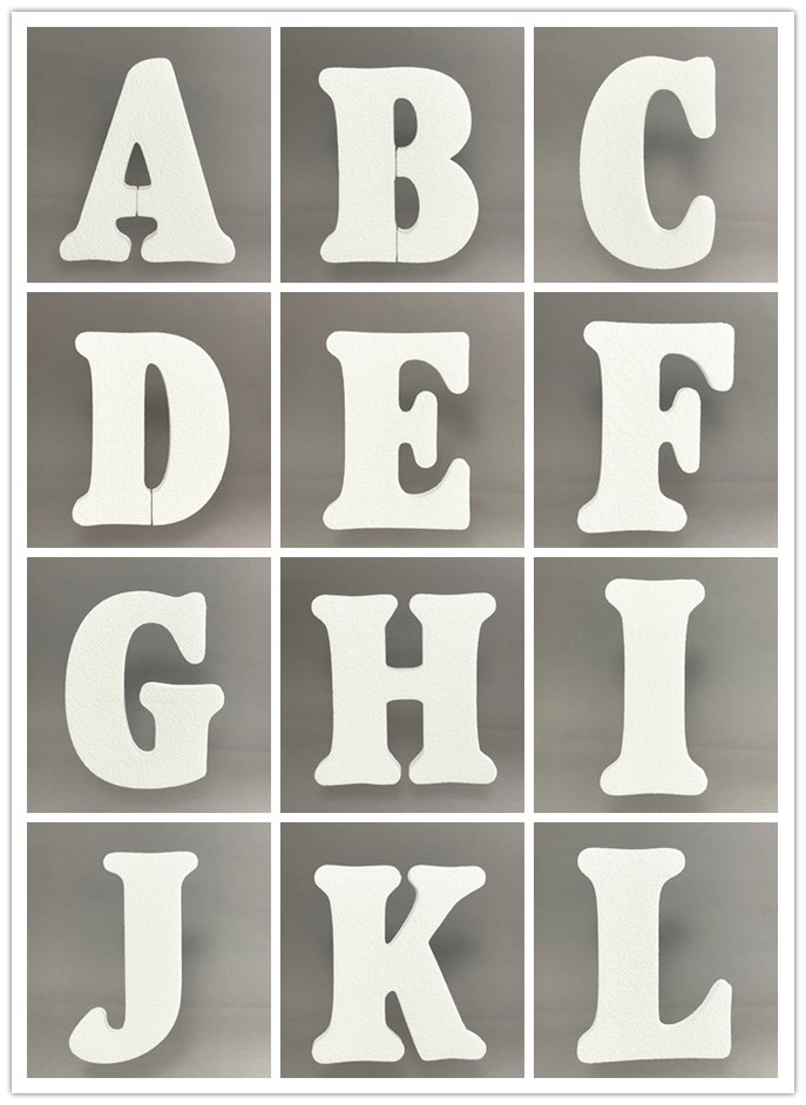 12h Craft Foam Letters Alphabet Numbers for DIY Crafts Etsy