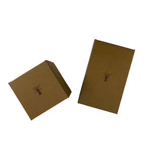 Calcastle Craft Shipping boxes for Square ( 4&#39;1/8 x 4&quot;1/8 x 4&quot;1/8) and Cuboid (4&quot;5/16 x 4&quot;1/2 x 1&quot;3/4)