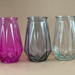 CalCastle Craft 5&quot;D  7-1/2&quot;H Jug Glass Vase C31133 for Flowers or Liquids(1 pc)