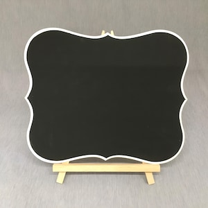 木製黒板イーゼル付き
