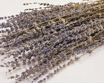 Natural Dried Lavender 30"H 1/2 LB (4.4 oz x 2 Bundles) Original Natural Fragrance Preserved