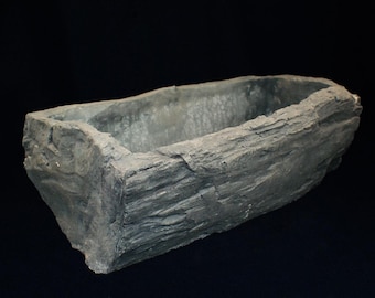 Einzigartige Rock Aussehende Vase 19 3/5 "x10 3/5 "x6" mit Drainage