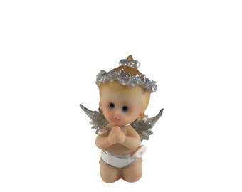 Ceramic small angel for Baptism Bautizo Party Favor