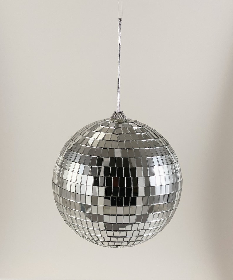 Mirror Disco Light Ball With Hanging Ring / String Multi Sizes Etsy
