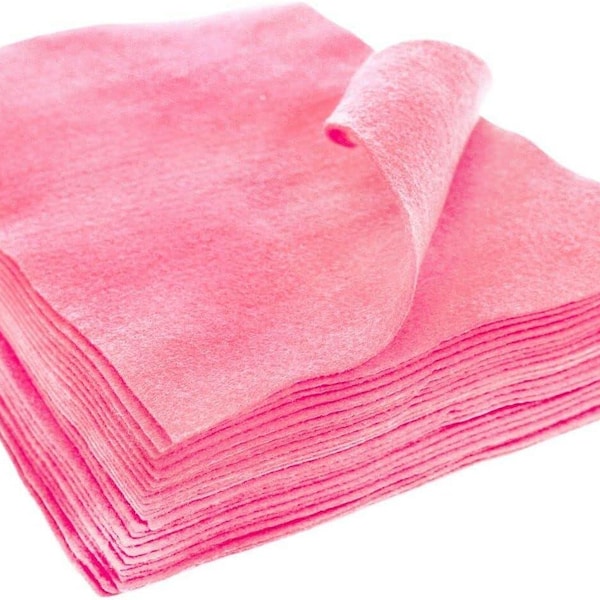 Acrylic Craft Felt Sheets: 1.5mm, 9" x 12", 24 Pieces