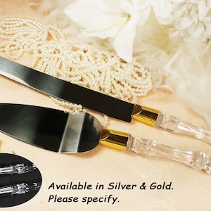 Personalized Wedding Knife and Cake Server Set