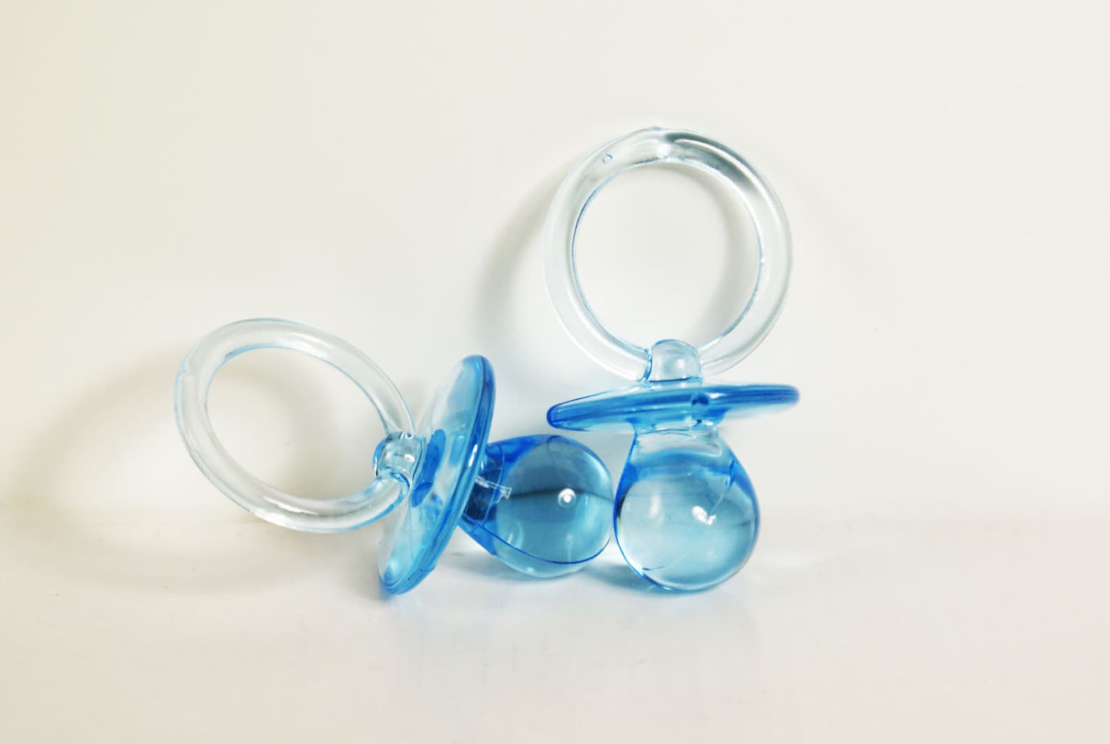 144PCS Large Plastic Pacifiers Baby Shower Pacifiers Blue Etsy