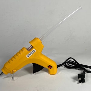 60w Lanben Yellow Hot Glue Gun up to 400 degrees F Compatible with Glue Sticks 0.3-0.45 in