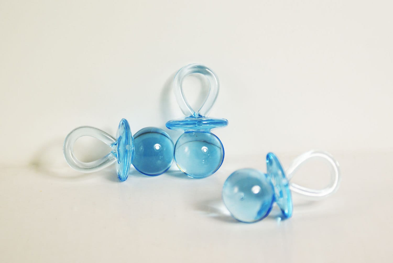 144PCS Plastic Pacifiers Baby Shower Pacifiers Blue Game Etsy