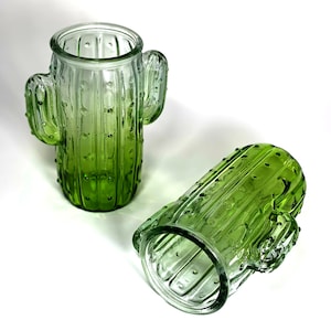 Cactus Vase: 6.5&quot; Green Tint Craft Vase for Flowers & Plants