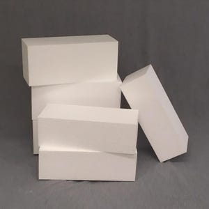 CalCastle Craft EPS Foam Blocks ,9" x 4" x 3" brick/6pcs