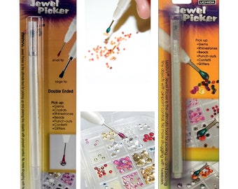 Jewel Picker: Double Ended Rhinestone Applicator Tool