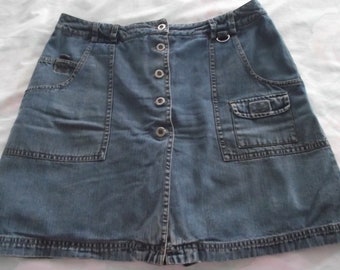 St Johns Bay Jean Denim Skort Size 8