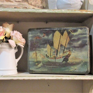 Vintage Biscuit or Candy Tin, c1920-30
