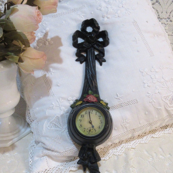 Cast Iron Wall Clock, c1910-20