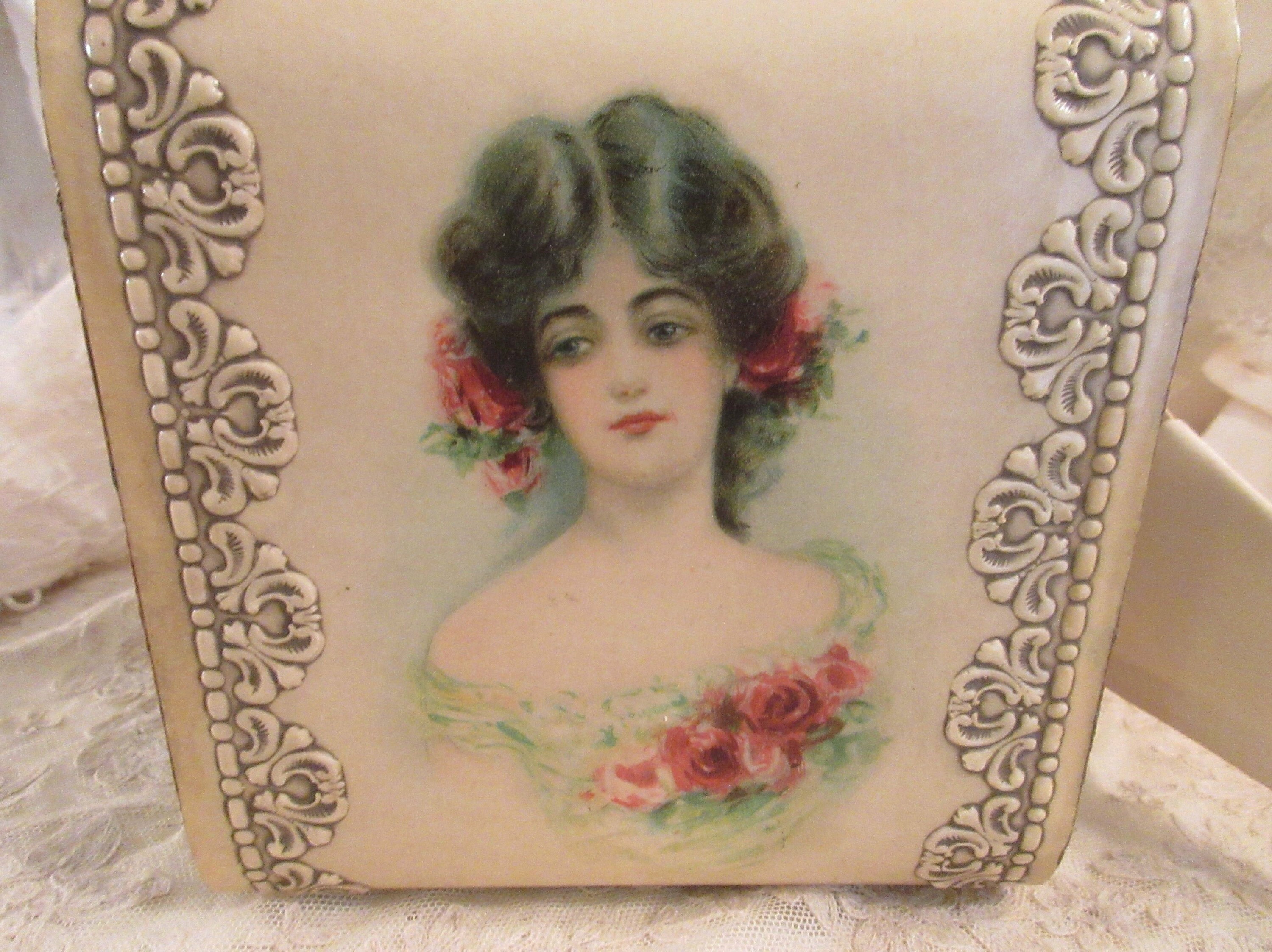 Antique Starch Box - Etsy Antique Starch Box - Etsy