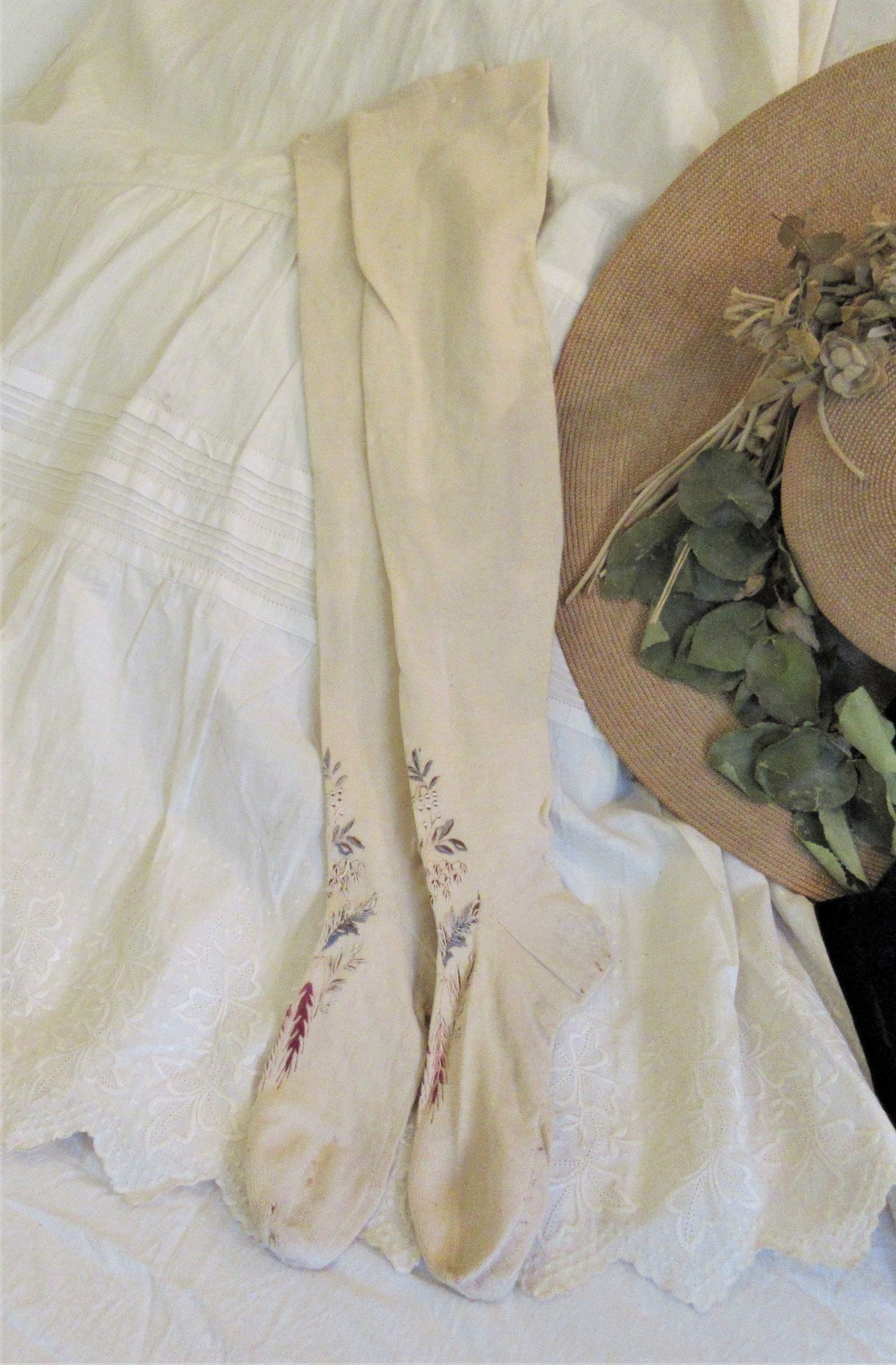 Maud Adams Lace Panties & Stockings Vtg Catalog Pantyhose Hosiery