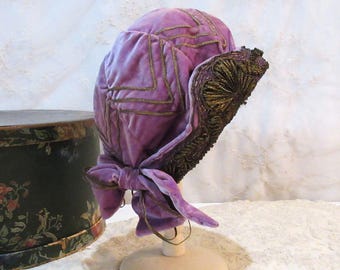 Vintage 1920s Cloche; Art Deco Hat