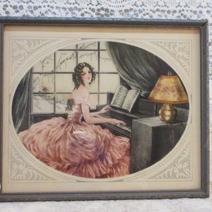 Lovely French Print, c1930