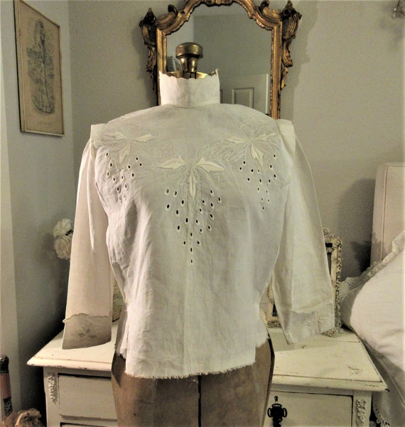 Edwardian Blouse, c1900-05;Vintage Blouse