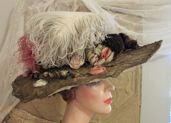 BEAUTIFUL French Edwardian Hat, c1910-15