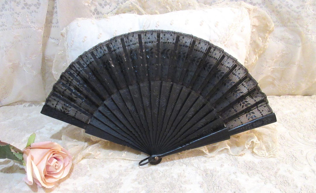 Vintage Hand Fan, C1900 - Etsy