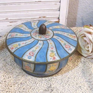 Vintage Tin Container, c1930