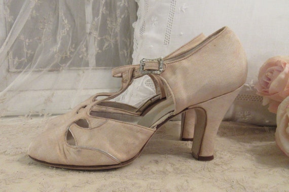 1920s-30s Evening Shoes; Vintage Shoes - image 3