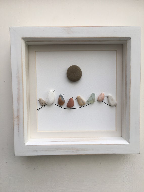 Birds on the Wire. Birds on a line. Birds pebble Art. Bird lover picture. Little birds picture. Flock of Birds. Quirky Birds picture.