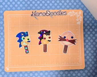 Popsicle Sonic Holographic Stickers