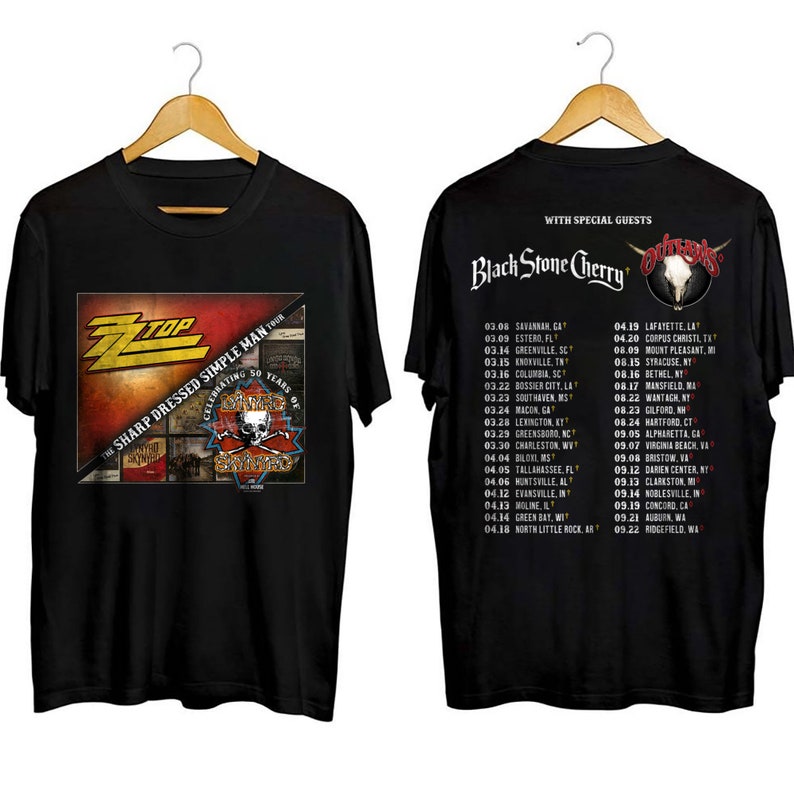 Lynyrd Skynyrd ZZ Top Tour 2024 Png, World Tour 2024 Png, Lynyrd ...
