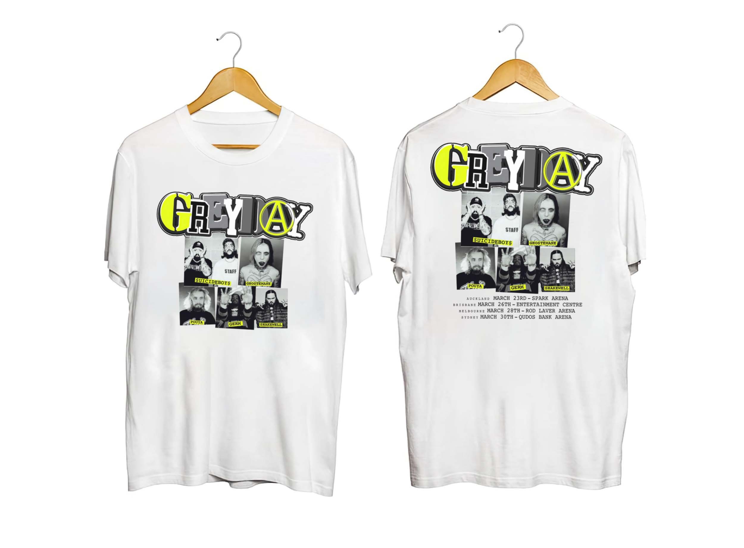 Discover Grey Day Australia Tour 2024 Tshirt