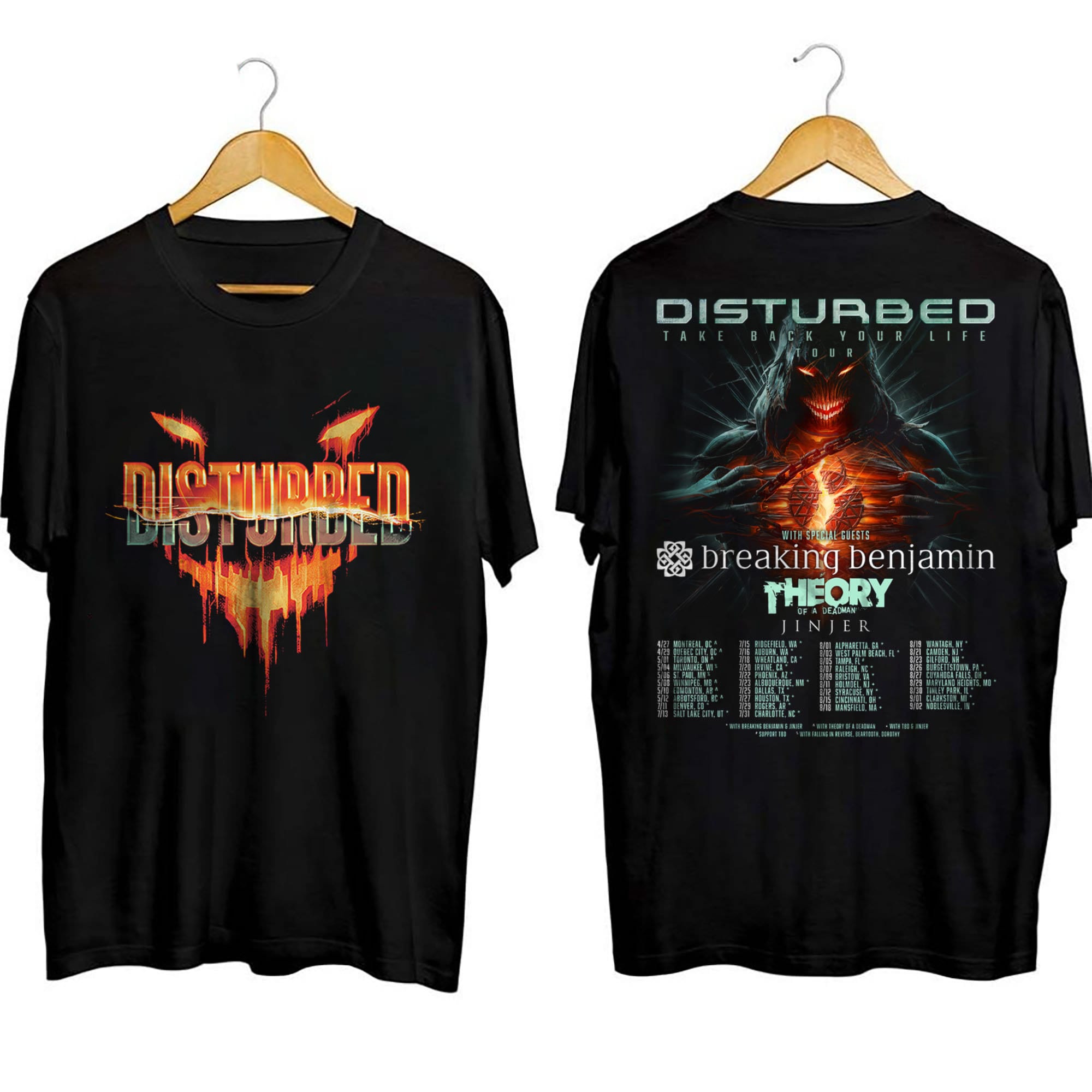 Disturbed Band Shirt - Etsy