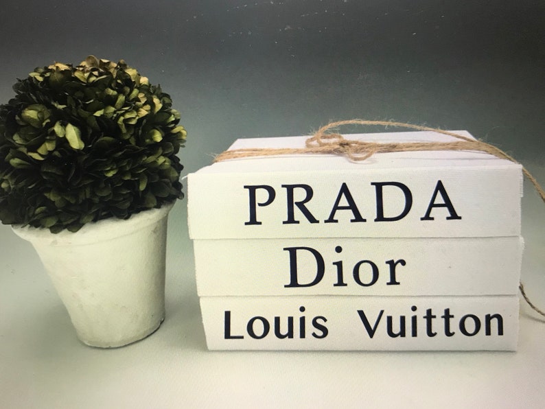 Designer Books Fashion Decorative Dior Prada Image 0