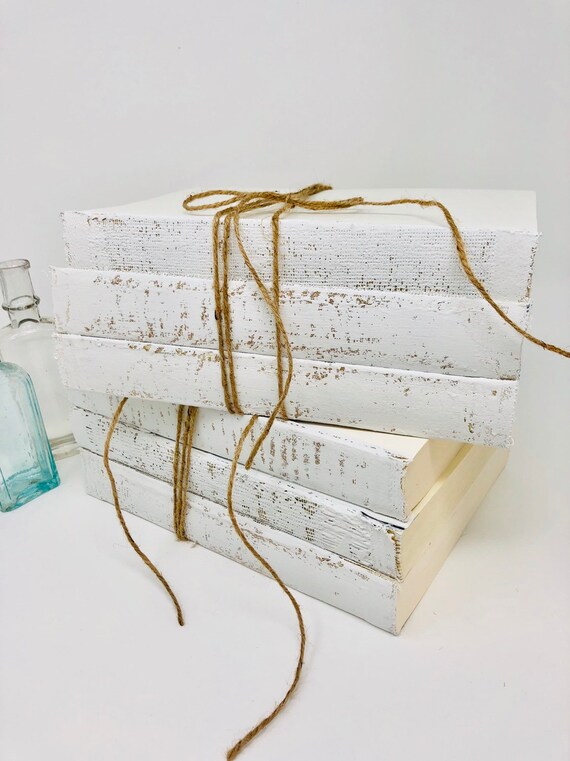 Pure White White Books White Decorative Books White Book Etsy
