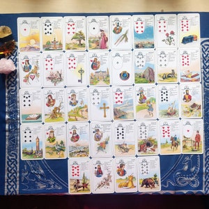 Well Rounded Lenormand Grand Tableau reading