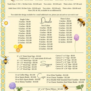 23+ Vinyl Decal Pricing Chart Pdf