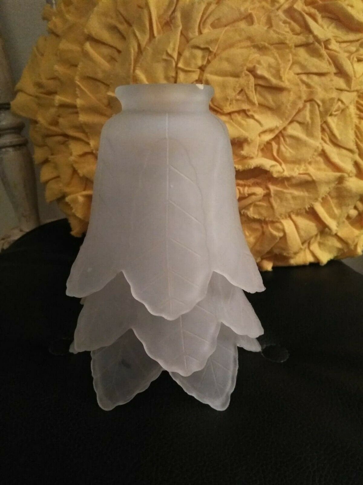 3 Vintage Tulip glass floral ceiling light shades Etsy