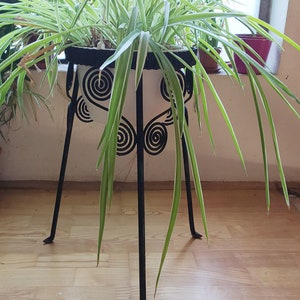 Plant Stand - Plant Stool - Mid Century Iron Stand - Iron Flower Stand
