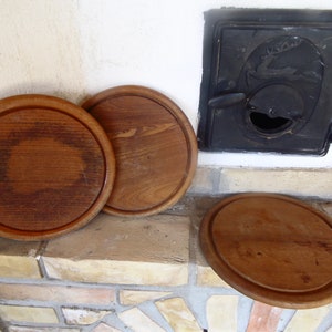 Set of 3 Vintage Primitive Wood Cutting Board - Cheese Board - Chopping Board - Butchers Block - Rustic Decor - Farmhouse Decor